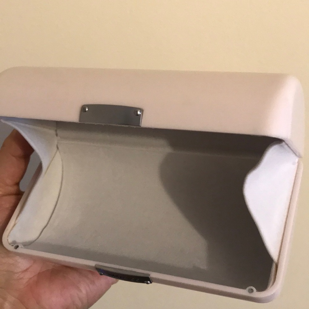 White Jimmy Choo sunglasses case